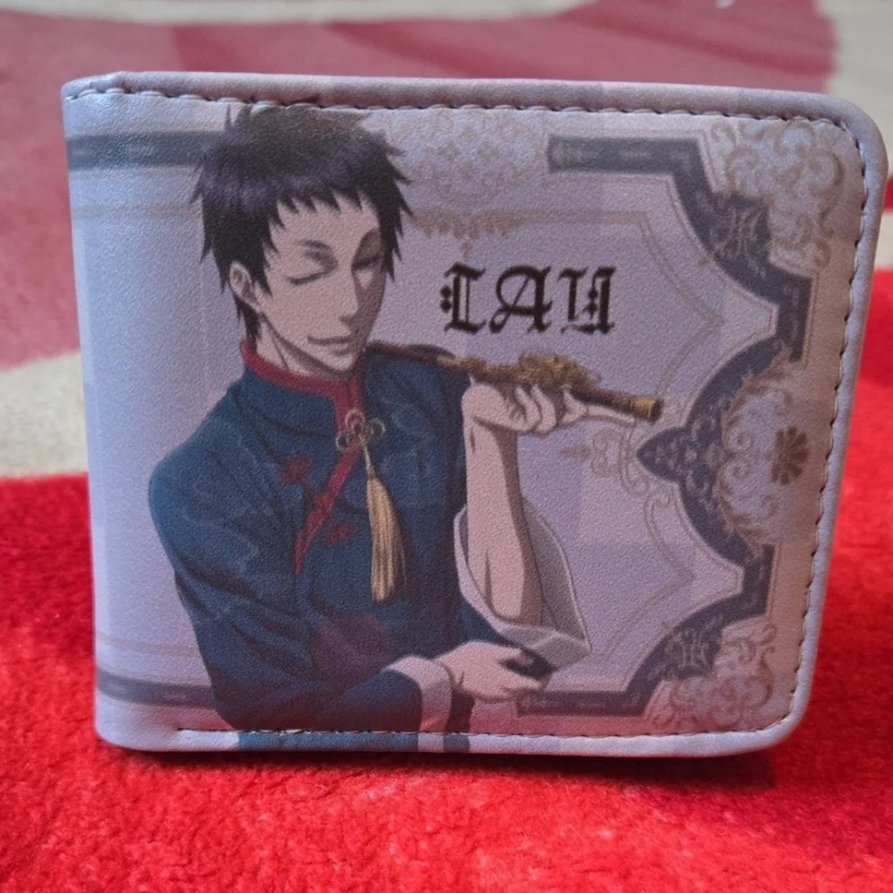 New black butler anime manga leather wallet